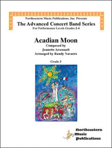 Acadian Moon Concert Band sheet music cover